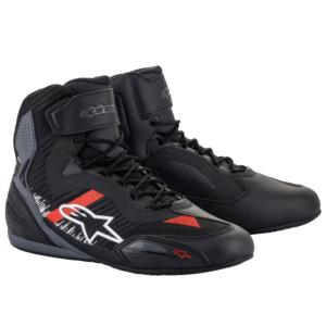 Zapatillas Alpinestars Faster 3 Rideknit negro-gris-rojo. Talla 43